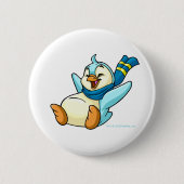 Slijpblauw Bruce Ronde Button 5,7 Cm (Voorkant)