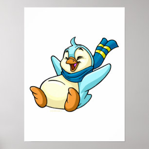 Slijpblauw Poster