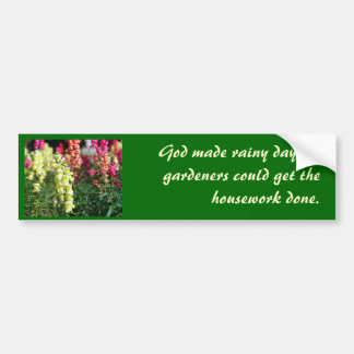 Slijpbumpersticker #1 Snapdragons Bumpersticker