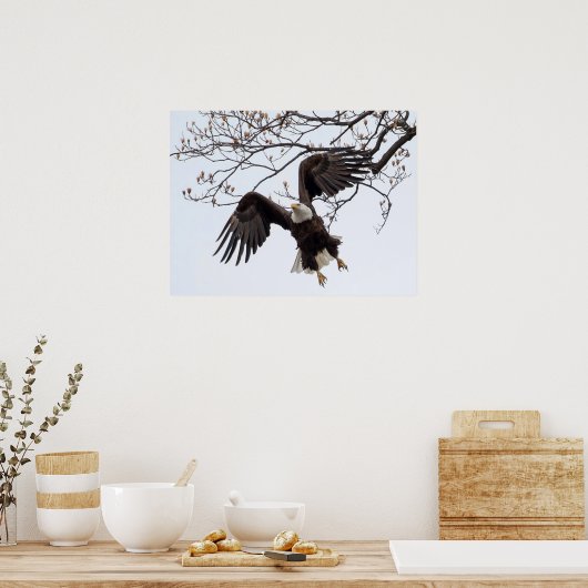 Slijpen in de lucht poster (Keuken)