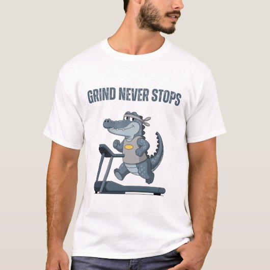 Slijpen Stopt Nooit T-shirt (Voorkant)