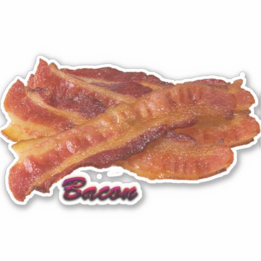 Slijpen van Bacon Sticker (Voorkant)