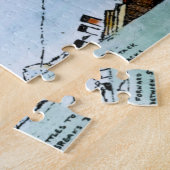 Slijpen van de Titanic Magic Lantern Slide Legpuzzel (Zijkant)