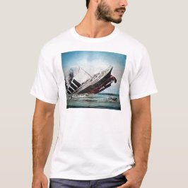 Slijpen van de Titanic Magic Lantern Slide T-shirt