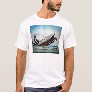 Slijpen van de Titanic Magic Lantern Slide T-shirt