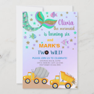 Slijpenseelmeisje en dumpvrachtwagenverjaardagsuit kaart