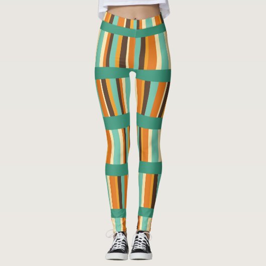 Slijplijnen Leggings (Voorkant)