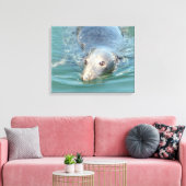 Slijpseeuwen op Kaapverdische canvas (Insitu (Woonkamer))