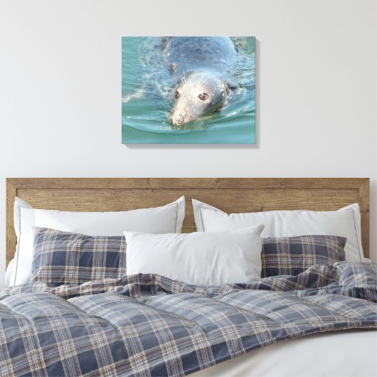 Slijpseeuwen op Kaapverdische canvas Afdruk (Insitu (Slaapkamer))