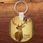 slijpsel van hert sleutelhanger (Voorkant)