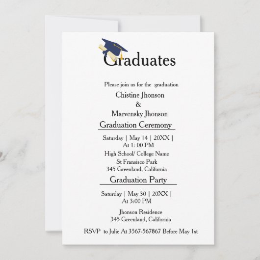 Slijpselaarceremonieklasse 2023 aankondiging (Voorkant)