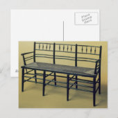 Slijpstoel (hout en spruw) briefkaart (Voorkant / Achterkant)