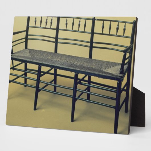 Slijpstoel (hout en spruw) fotoplaat (Zijkant)