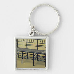 Slijpstoel (hout en spruw) sleutelhanger