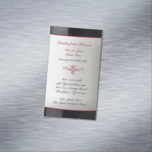 slijterij magnetisch visitekaartje