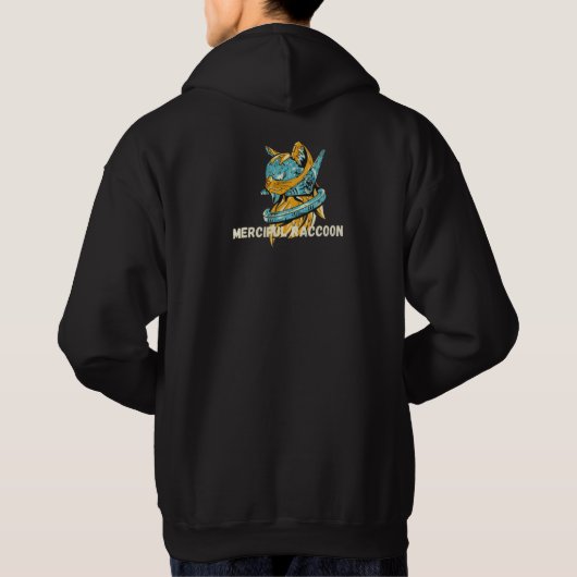slijtretro Astro cat Hoodie (Achterkant)