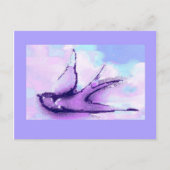 Slik de vogel 's nachts briefkaart (Voorkant)