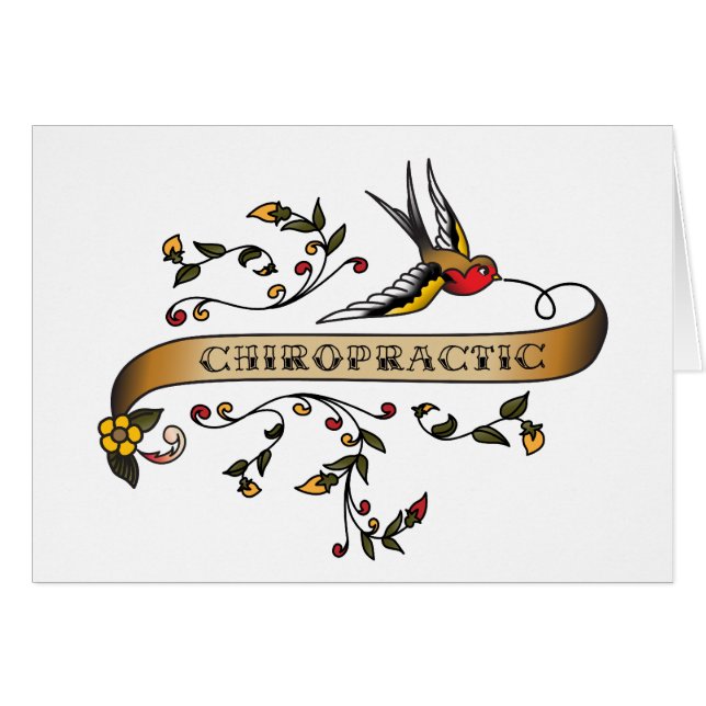 Slik door en blader door met Chiropractisch (Voorkant Horizontaal)