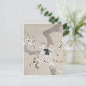 Slik door in de Cherry Blossom, Watanabe Seitei Briefkaart (Staand voorkant)