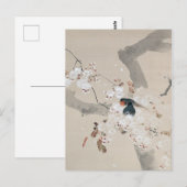 Slik door in de Cherry Blossom, Watanabe Seitei Briefkaart (Voorkant / Achterkant)