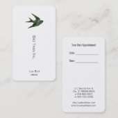 Slik door (Letterpress-stijl) Afsprakenkaartje (Voorkant / Achterkant)