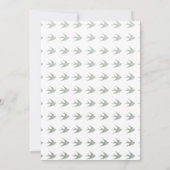 Slik door (Letterpress-stijl) Kaart (Achterkant)