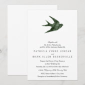 Slik door (Letterpress-stijl) Kaart (Voorkant / Achterkant)