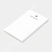 Slik door (Letterpress-stijl) Post-it® Notes (Schuin)