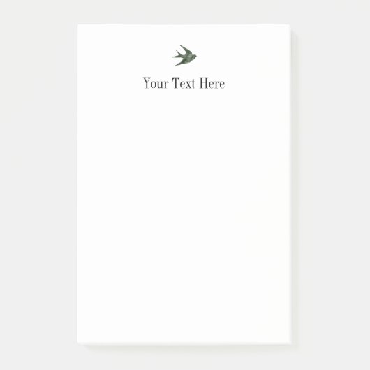 Slik door (Letterpress-stijl) Post-it® Notes (Voorkant)