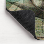 Slik door met Flowers Muismat (Hoek)