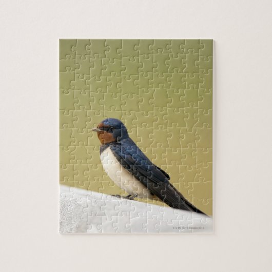 Slik door op een Wooden Ledge Legpuzzel (Verticaal)