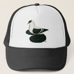 Slik door: Saxon Black White Bar Trucker Pet