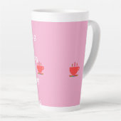 Slik een slok roze latte mok (Rechterhoek)