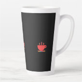 Slik Een Slok Zwarte Latte Mok (Rechts)