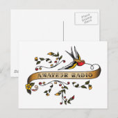 Slik en blader door met Amateur Radio Briefkaart (Voorkant / Achterkant)