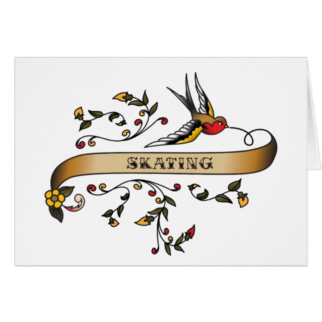 Slik en blader door met Skating (Voorkant Horizontaal)