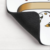 Slik en blader met EEG Muismat (Hoek)