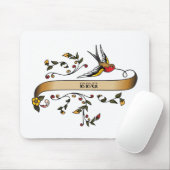 Slik en blader met EEG Muismat (Met muis)