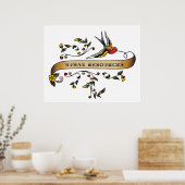 Slik en blader met personele middelen poster (Keuken)