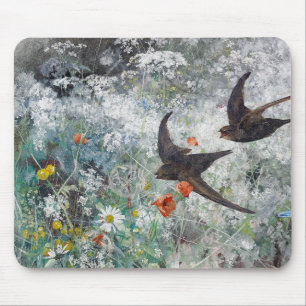 Slik en bloemveld Bruno Liljefors Muismat