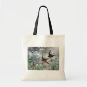 Slik en bloemveld Bruno Liljefors Tote Bag (Voorkant)