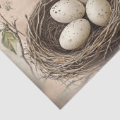  Slik en nestel met bloemeneieren Tissuepapier (Detail)