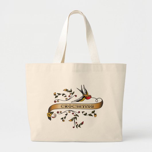 Slik en Rol met het Gewas Grote Tote Bag (Voorkant)