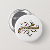 Slik en Rol met Scrapbooking Ronde Button 5,7 Cm (Voorkant /achterkant)