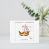 SLIK ME! Briefkaart van April McCallum (Staand voorkant)