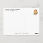 SLIK ME! Briefkaart van April McCallum (Achterkant)
