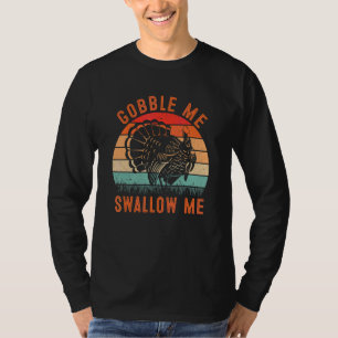 Slik Me In Thanksgiving Retro Kalkoen Tr T-shirt