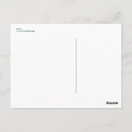 Slik met Bloemen Briefkaart (Achterkant)