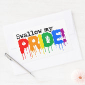 Slik mijn trots in rechthoekige sticker (Envelop)