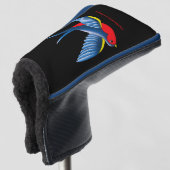 Slik rood blauw Tattoo door Golfheadcover (3/4 voorkant)